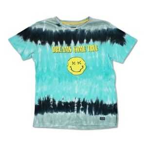 Navy Yard‎ T-Shirt Tie Dye Short Sleeve Size Medium Men's Green / Black / Gray